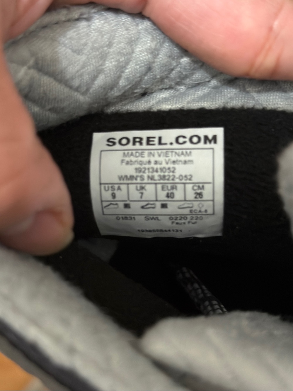 Sorel Gray Quilted Lace-Up Snow Boots - Picture 3 of 4